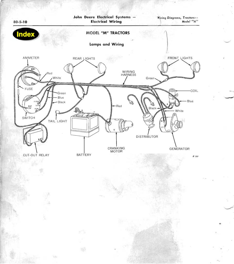 John Deere M Wiring Diagrams