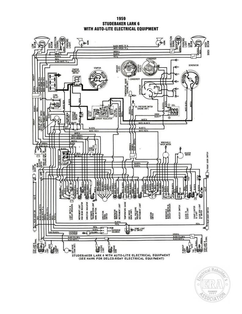 Era 1959 Studebaker Lark 6 With Auto Lite Electrical Equipment