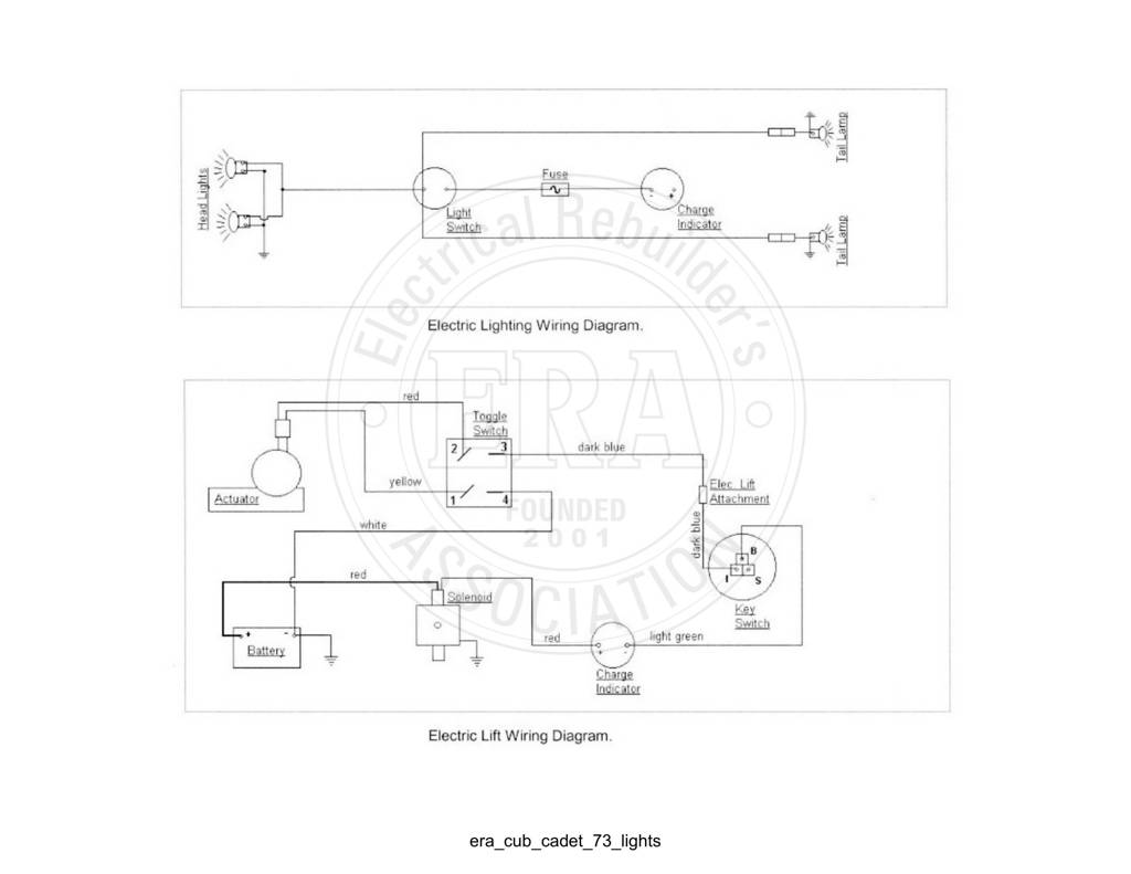 Era Cub Cadet 73 Lights