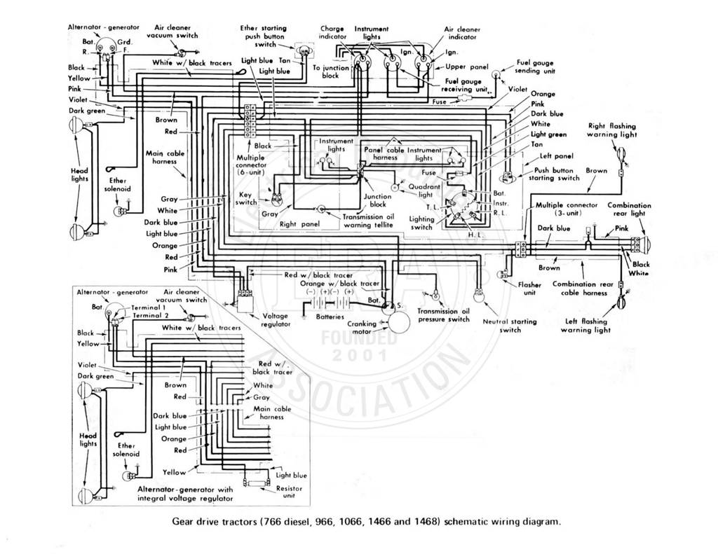 Era International 766Diesel 966 1066 1466 1468 Gear Drive